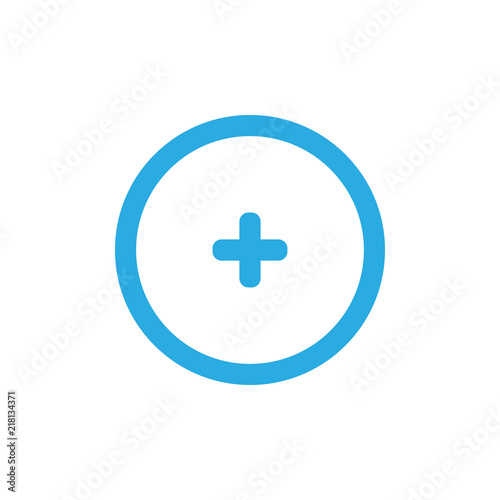 Circle with plus logo