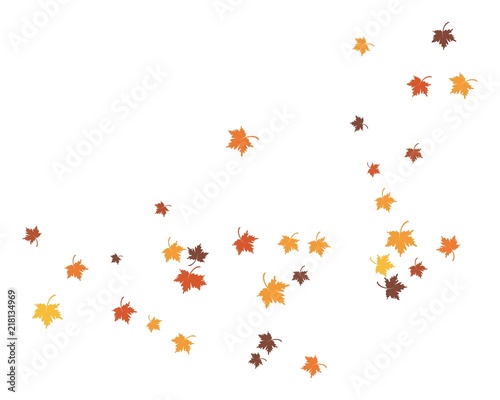 Wallpaper Mural autumn Leaf background concept  template vector illustration Torontodigital.ca