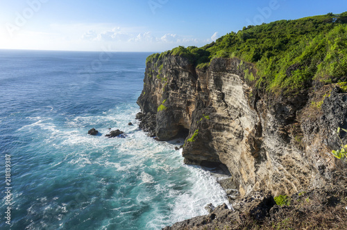 Uluwatu Cliffs in Bali, Indonesia
