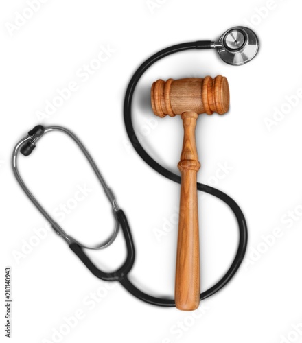 Stethoscope and Gavel