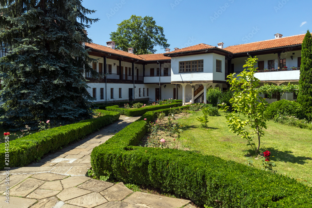 buildings of the nineteenth century in Sokolski Monastery Holy Mother's Assumption, Gabrovo region, Bulgaria