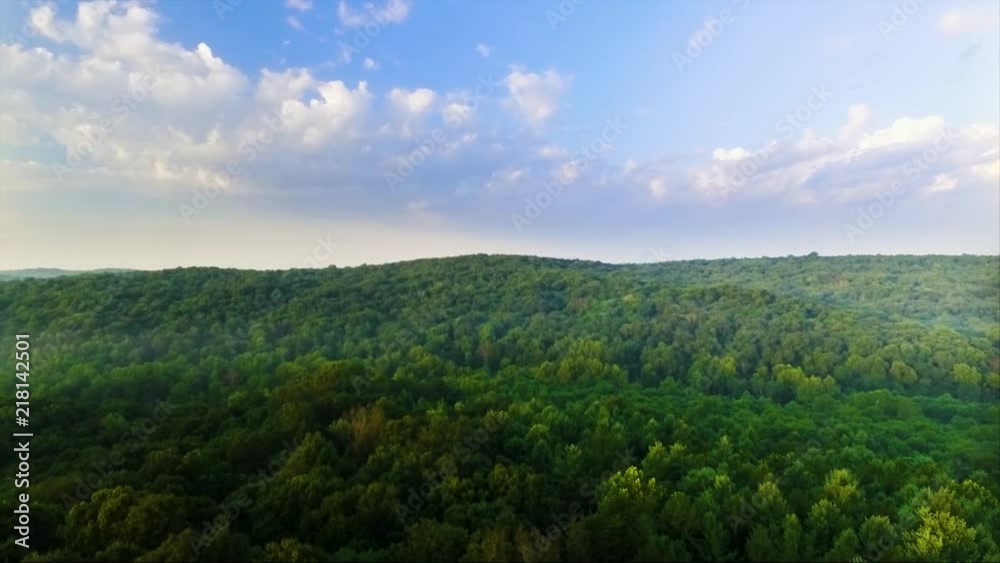 Early morning time lapse flight over a beautiful hardwood forest during late summer with high clouds on the horizon! Early morning time lapse flight over a beautiful hardwood forest during late summer with high clouds on the horizon!