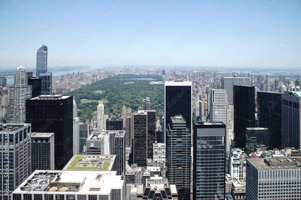 Fototapeta premium Central Park Aerial