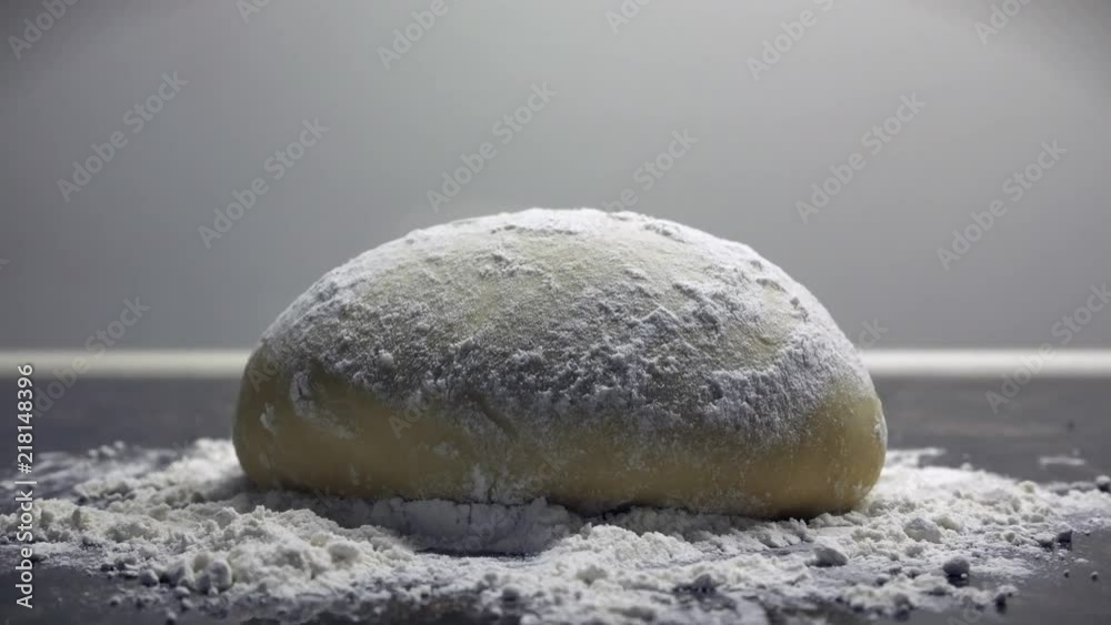 pizza dough rising time-lapse