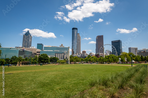 Downtown Atlanta from the Centennial Olympic Park © Chris