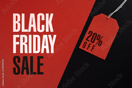 Sale tag with discount witen in it