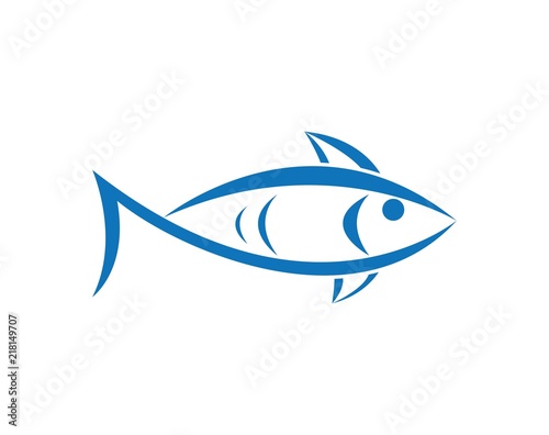 fish logo template