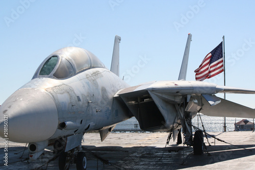 Photo Old Tomcat on a carrier deck
