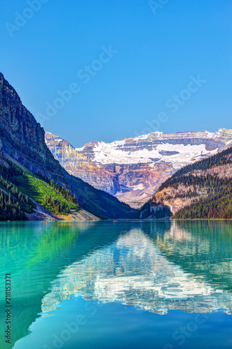 Lake Louise With Mount Victoria Glacier in Banff National Park