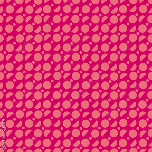 Random geometric background. Seamless pattern.Vector. ランダム円形パターン