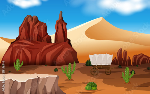 A beautiful desert landscape