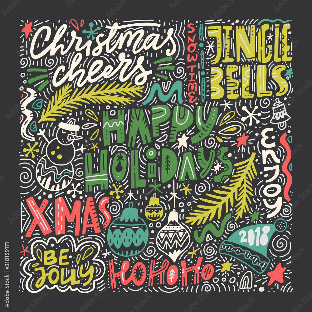 Christmas Lettering Concept