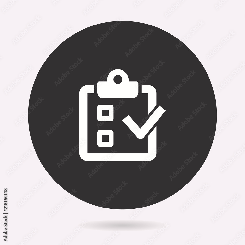Survey - vector icon. Illustration isolated. Simple pictogram. Survey - vector icon. Illustration isolated. Simple pictogram.
