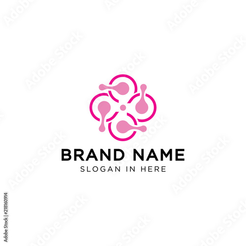node connect logo template