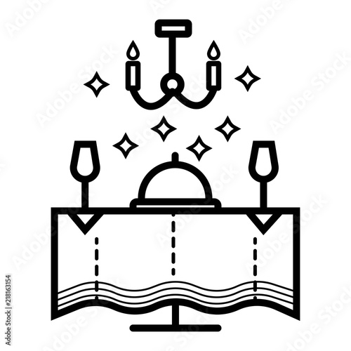 dinner table icon