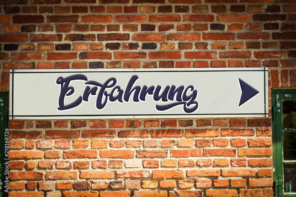 Schild 318 - Erfahrung