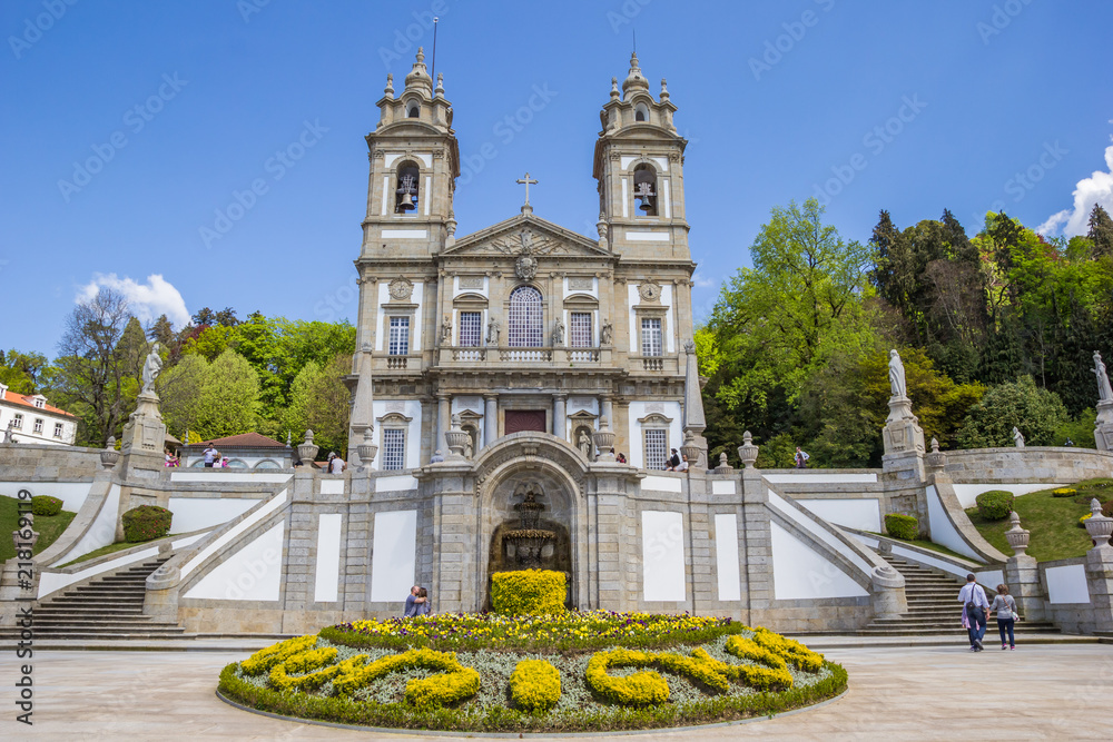 Bom jesus do Monte church in Braga, Portugal