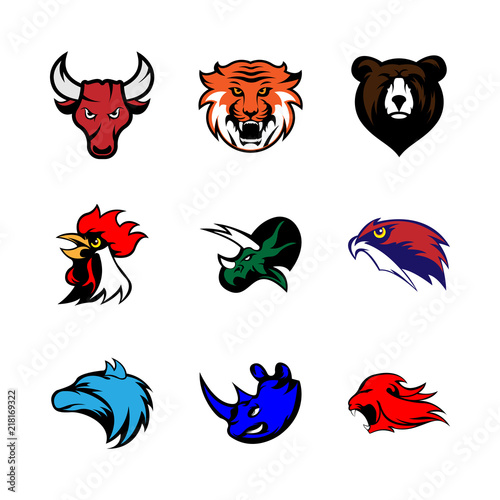 vector mascot logo template