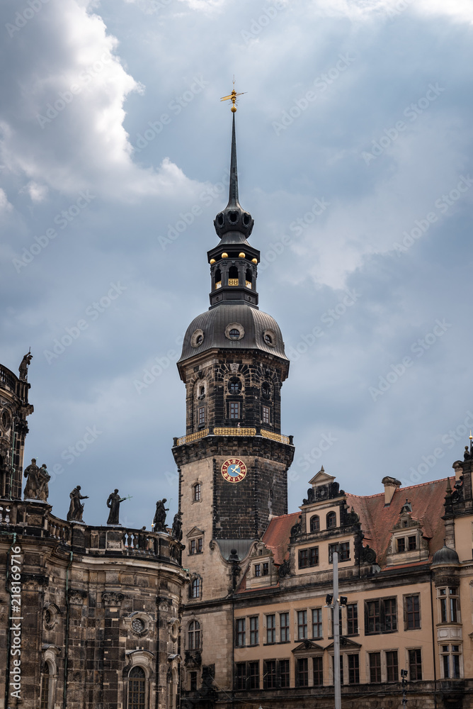 Obraz premium Dresden castle, tower