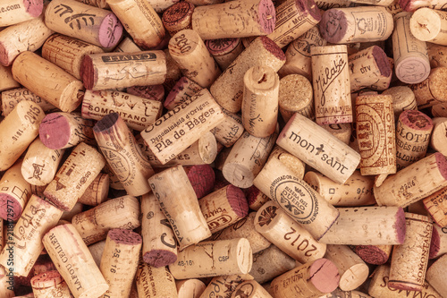 A heap of Spanish wine corks