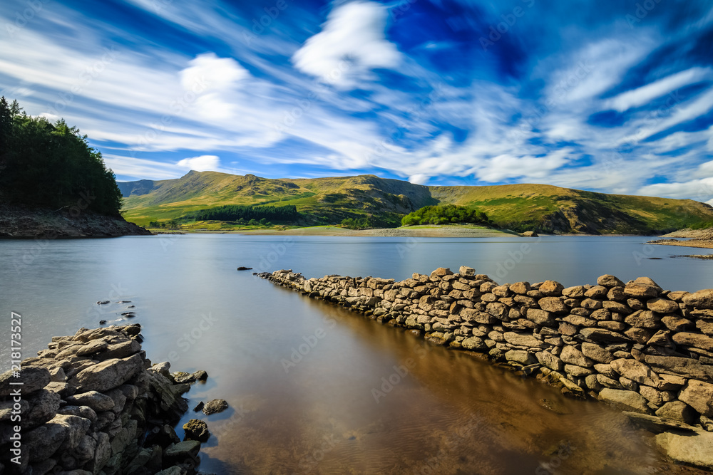 Haweswater Reservoir in The Lake District, Cumbria, England