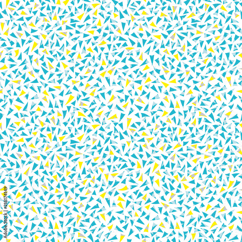 Fototapeta Random geometric background. Seamless pattern.Vector. ランダム三角パターン