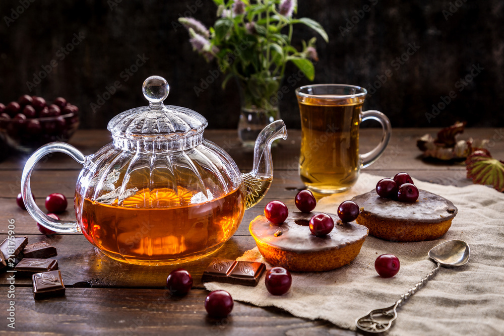 Image with tea. Image with tea.