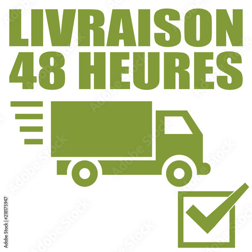 Logo livraison 48 heures.