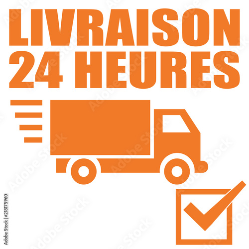 Logo livraison 24 heures.