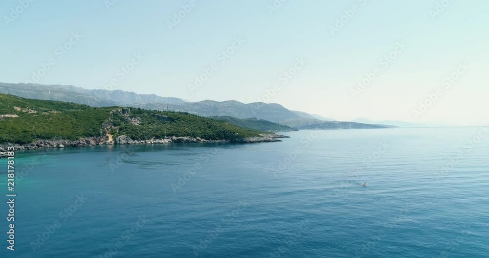 Coastline ocean mountains rocks blue sea Coastline ocean mountains rocks blue sea