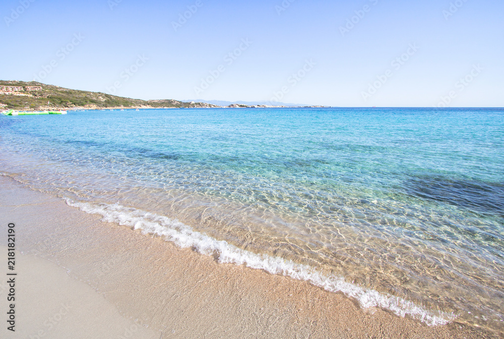 Beautiful beach on Sardegna island, Italy