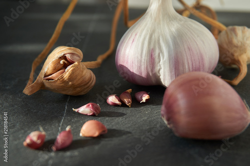 Growing garlic from cloves or bulbils photo