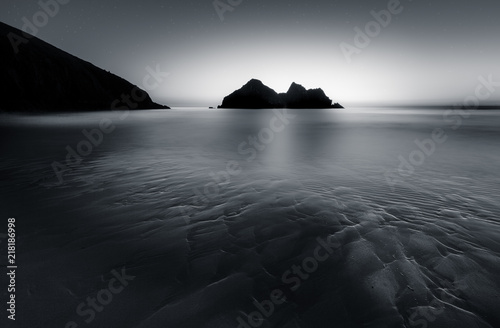 Twilight Contrasts  Holywell Bay  Cornwall