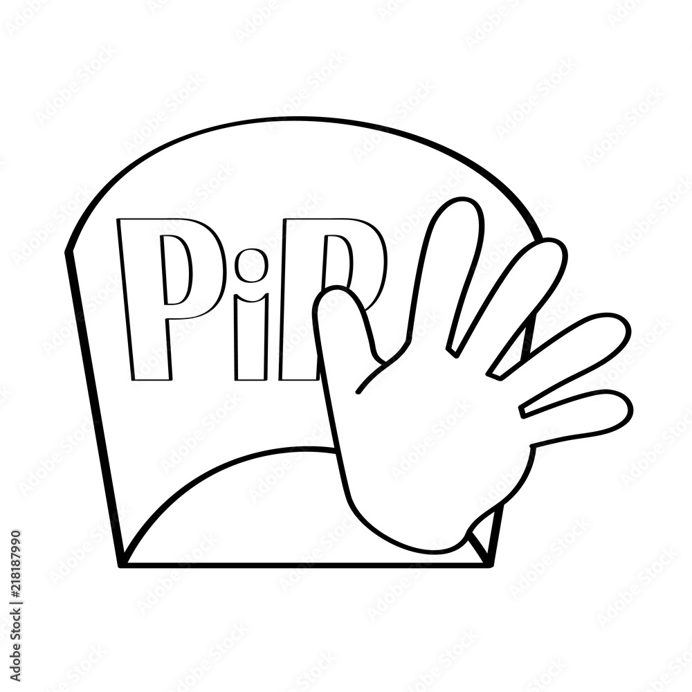 Obraz premium Hand zombie icon. Rip. Vector illustration.