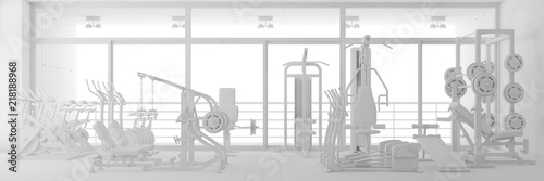 CAD Planung von Fitnesscenter