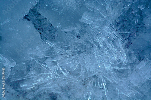 Wallpaper Mural ice crystals on the winter river Torontodigital.ca