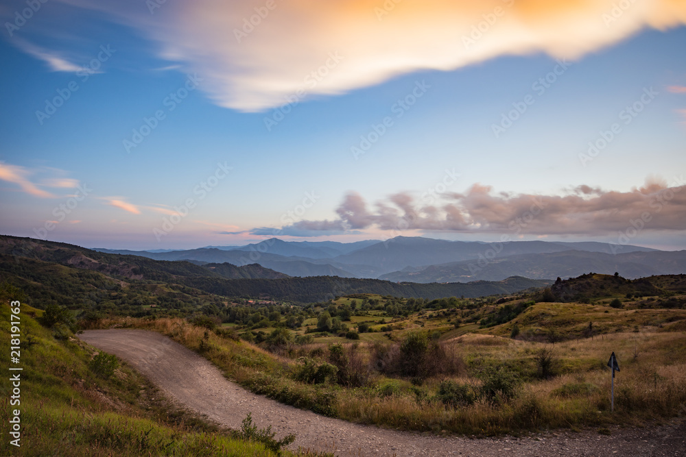 Fototapeta premium tramonto alla sella dei generali 5