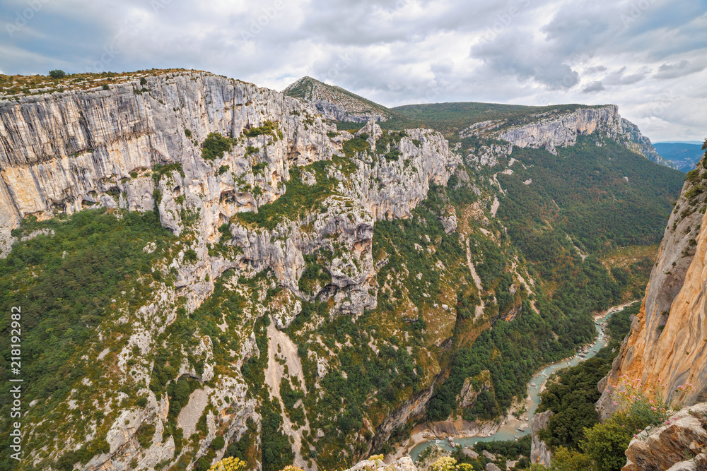Obraz premium Places of interest in Provence - Verdon Gorge. France.