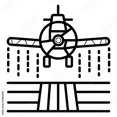 Plane sprays , farming and agriculture, farm crop duster