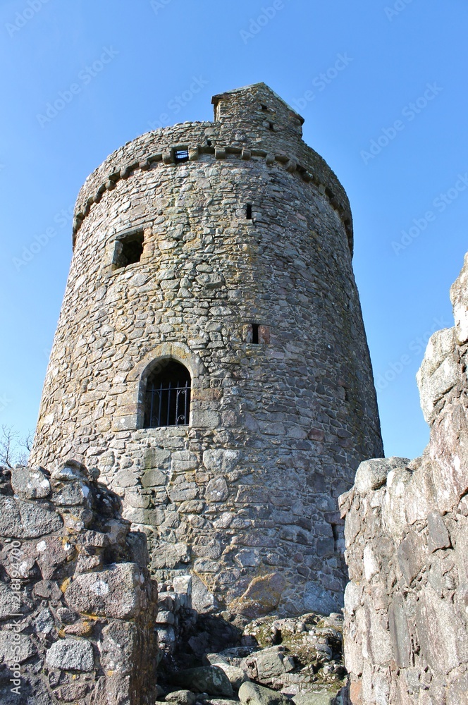 Orchardton Tower in Scotland Uk