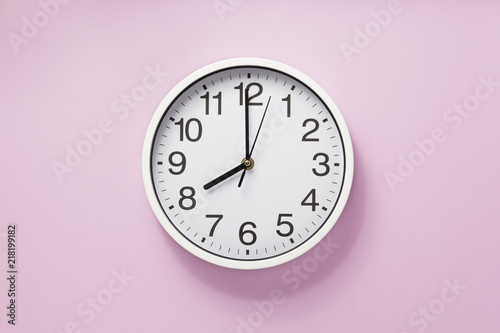wall clock at abstract background