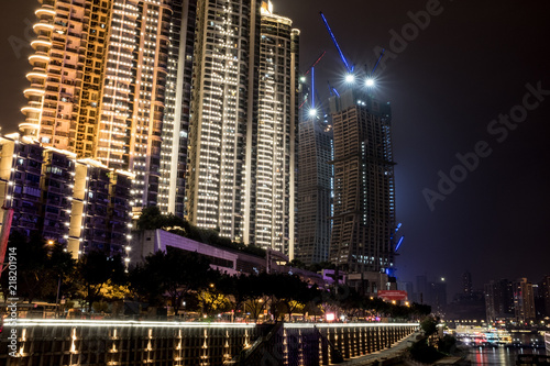 Canvas Print Towers of Light