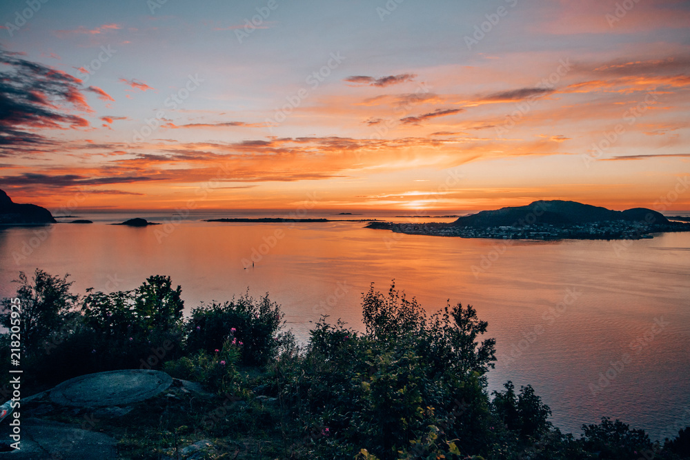 sunset in Norway