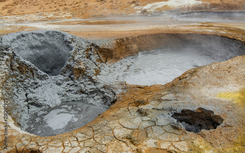 Volcanic Craters, Hvirer, Iceland