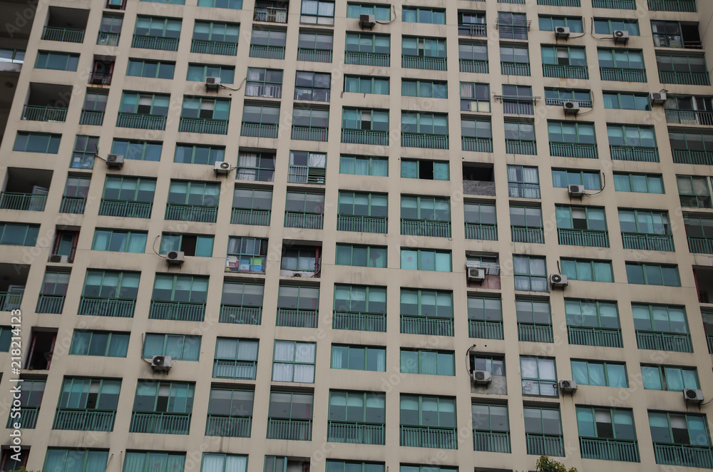 Chinese Modern Apartment Buildings Living Environment