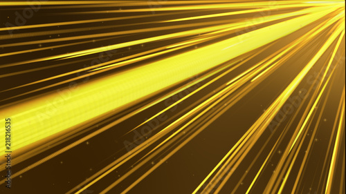 Gold  streak Lines of Light Technology Abstract Background. Abstract  background.