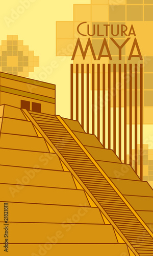 Cultura Maya postcard