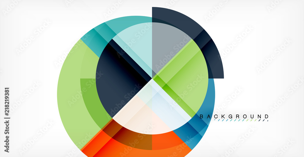 Vector circle abstract background Vector circle abstract background
