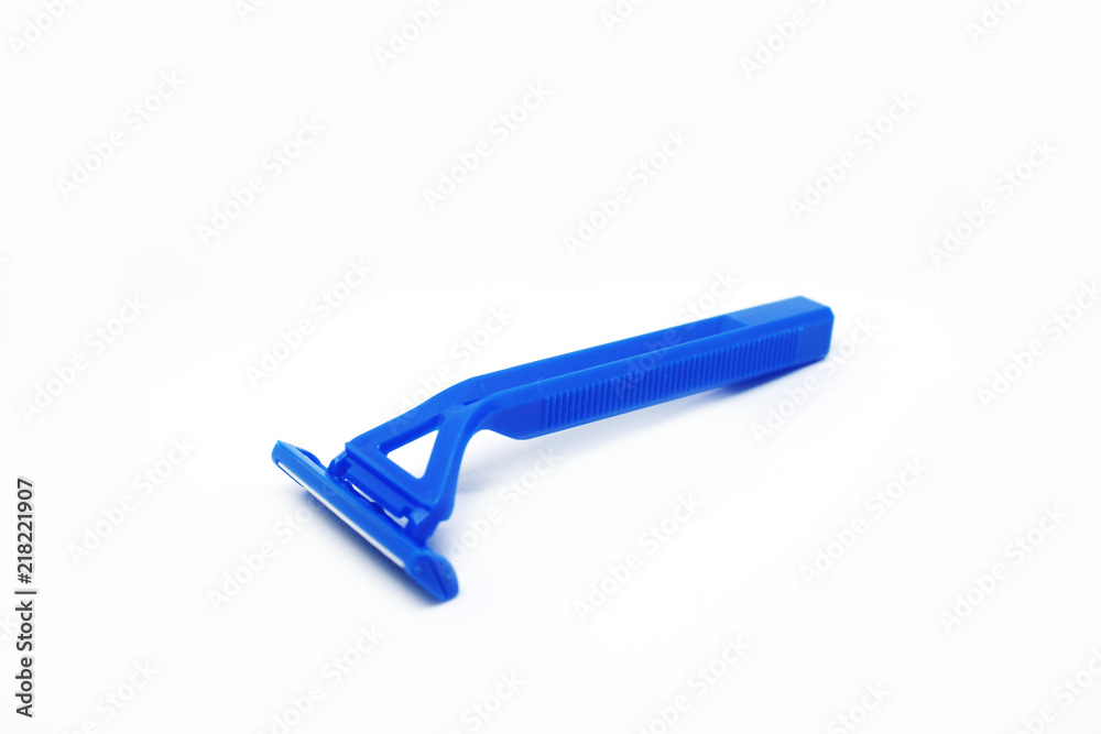 Razor. Disposable shaving machine isolated on white background Razor. Disposable shaving machine isolated on white background