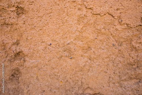 detail to see Texture of red sand and rock